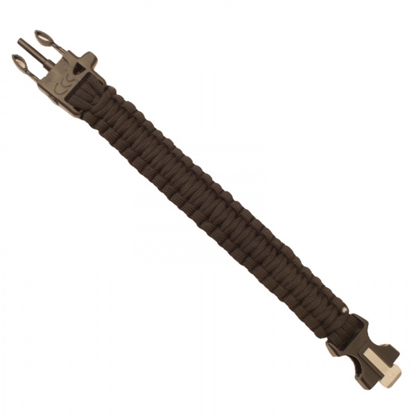 Křesadlo, píšťalka|HIGHLANDER Paracord Náramek