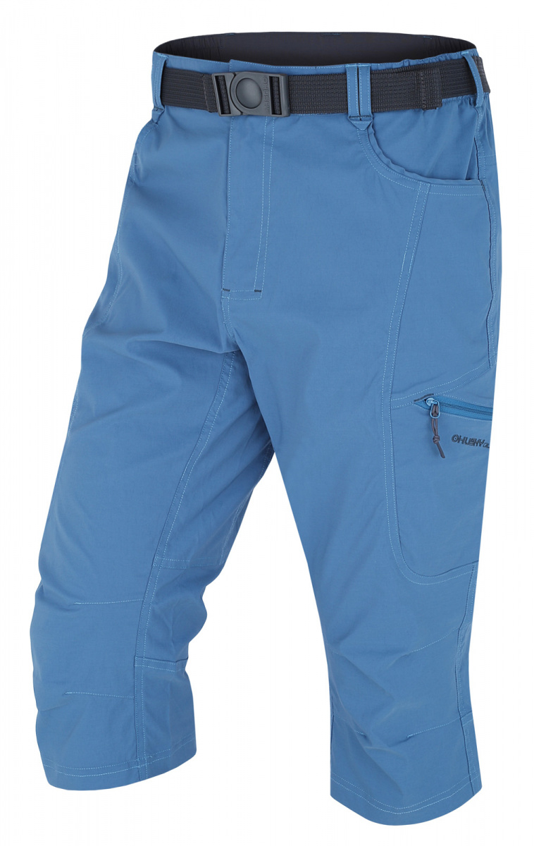 BROKIG Mens 3/4 Capri Joggers Gym Workout Pants with Zipper Pockets