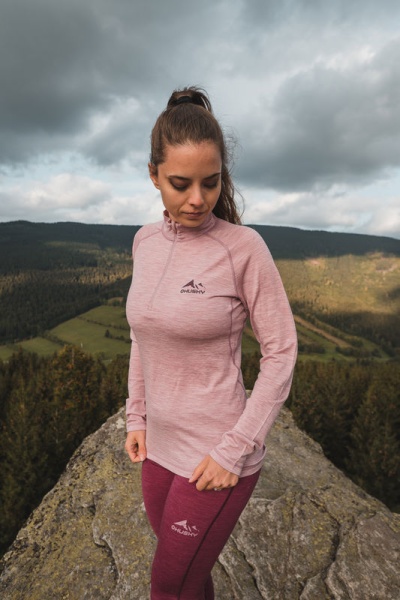 Merino termoprádlo triko | Merow Zip L