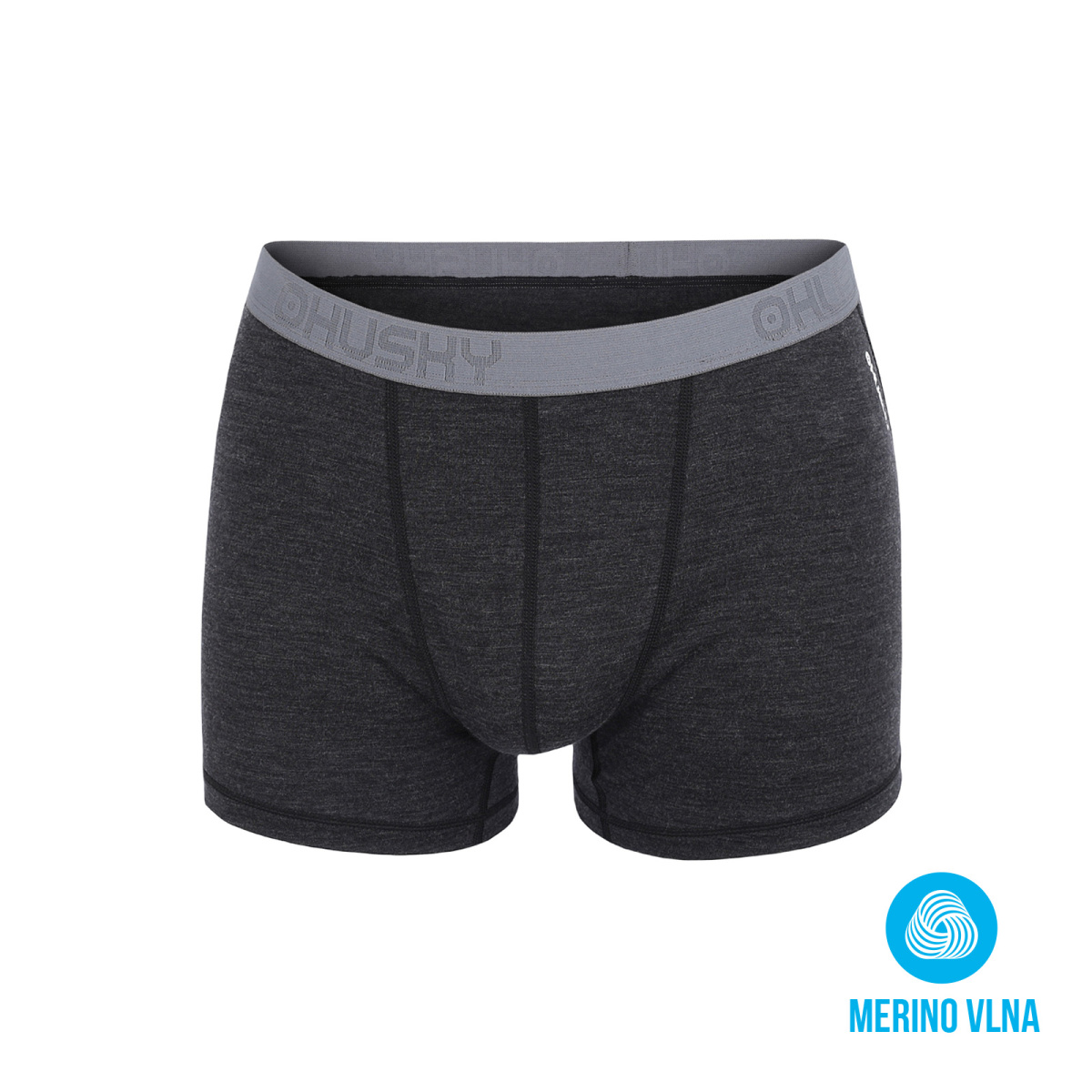 Merino thermal underwear - Men's boxers – black