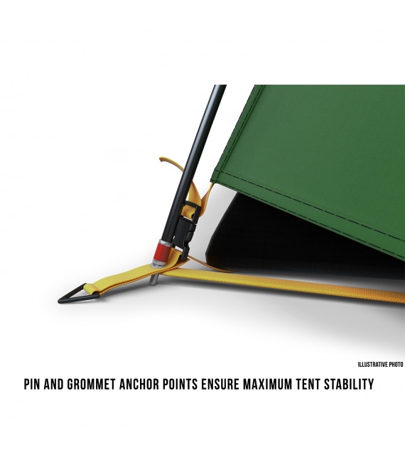 Camping tent for 2 people - Bizam 2 Classic - green | HUSKY OUTDOOR