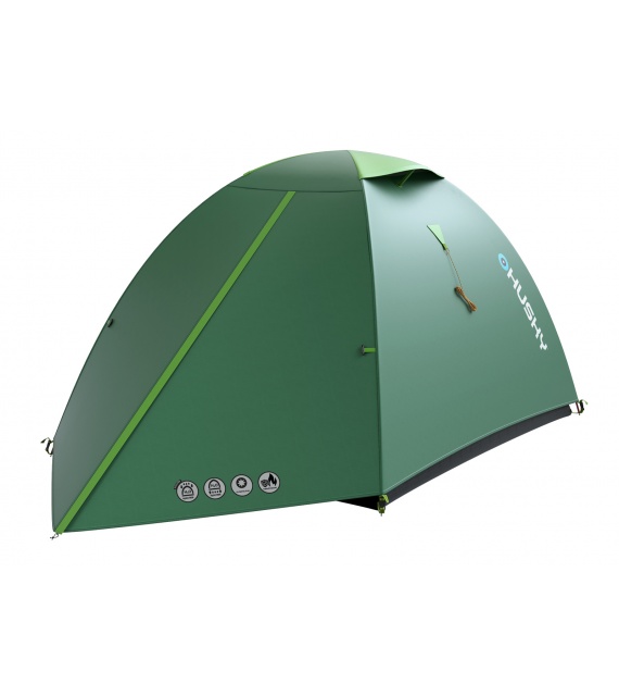 Backpacking tent for 2 people - Bizam 2 Plus - green | HUSKY OUTDOOR