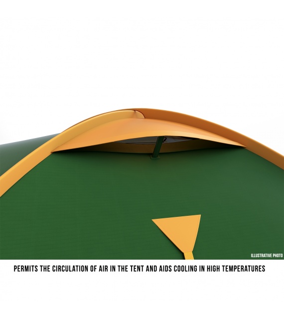 Camping tent for 4 people - Bizon 4 Classic - green | HUSKY OUTDOOR