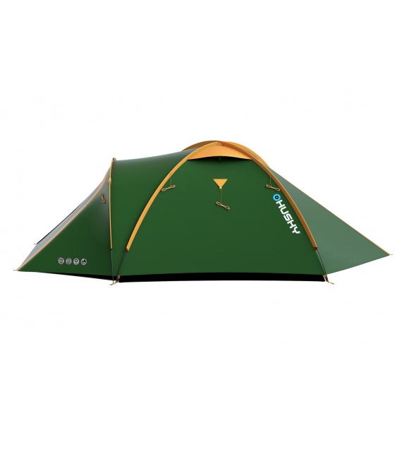 Camping tent for 4 people - Bizon 4 Classic - green | HUSKY
