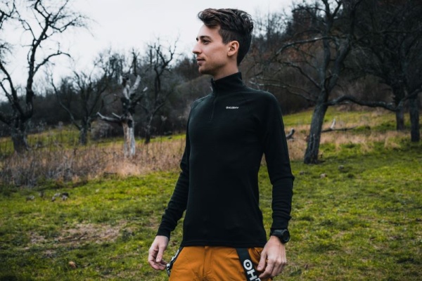 Pánská merino mikina | Aron Zip M
