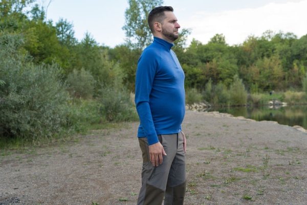 Pánská merino mikina | Aron Zip M