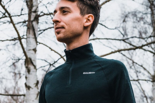 Pánská merino mikina | Aron Zip M