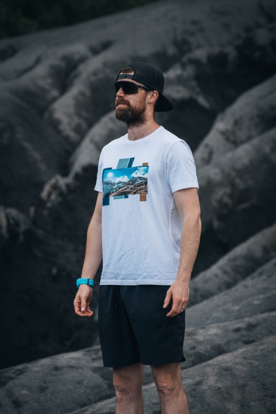 Pánské bavlněné triko | Tee Skyline M