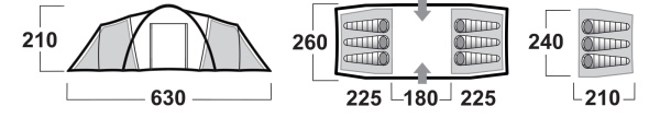 Rodinný stan pro 6 osob | Boston 6 Dural