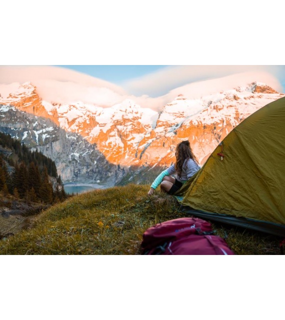 Ultralight tent for 2 people - Sawaj Ultra 2 - green | HUSKY OUTDOOR