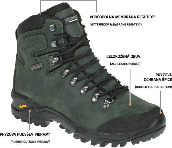 Unisex trekingové boty | BENNON Terenno high