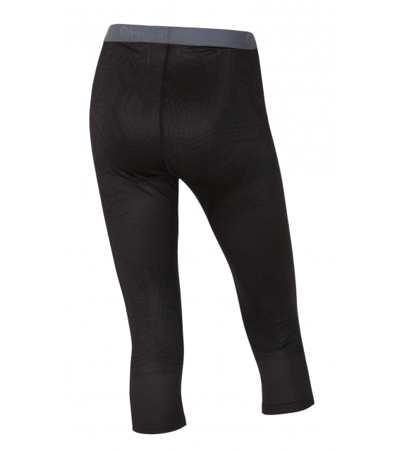 Winter Active thermal underwear - Women's 3/4 pants – black