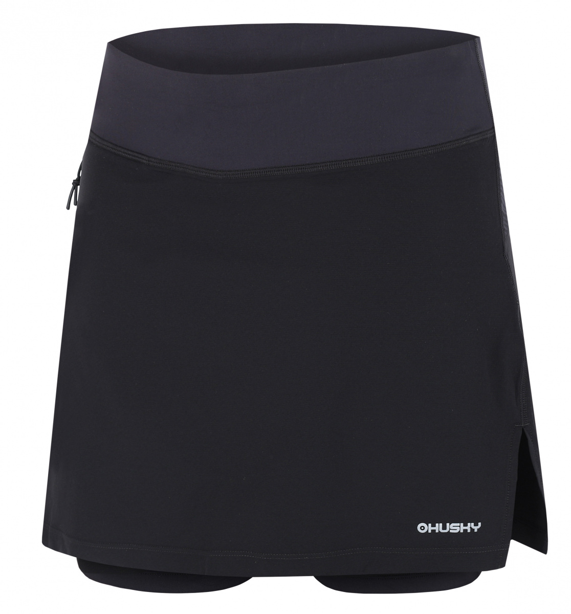 Women's functional skirt with shorts - Flamy L – black