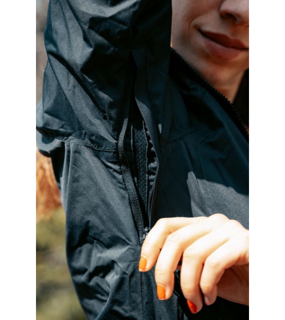 Women's hardshell jacket - Nelory L – black | HUSKY OUTDOOR Women's hardshell jacket - Nelory L – black | HUSKY OUTDOOR