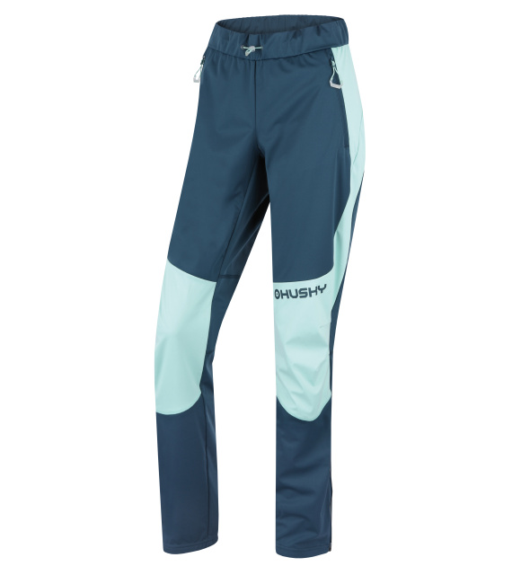 Women's softshell trousers - Kala L – mint/turquoise